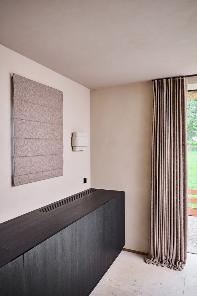 Raamdecoratie villa groene rand brussel tende fleurinck